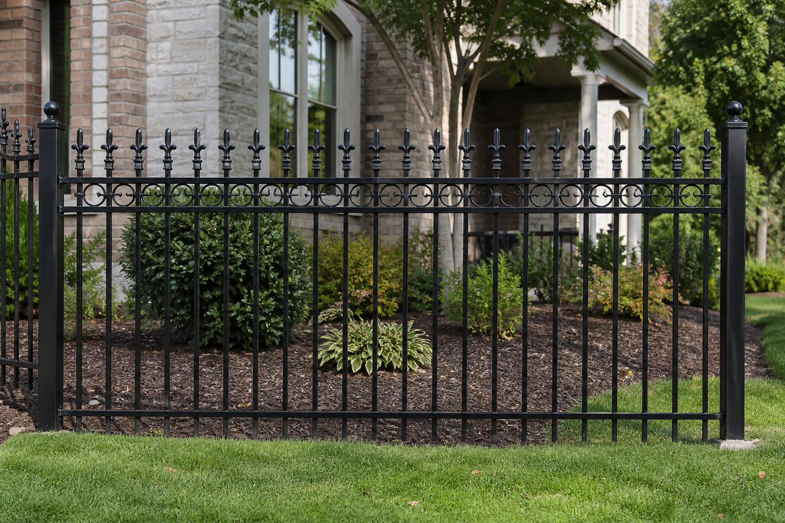 Aluminum fence installation Concord NC